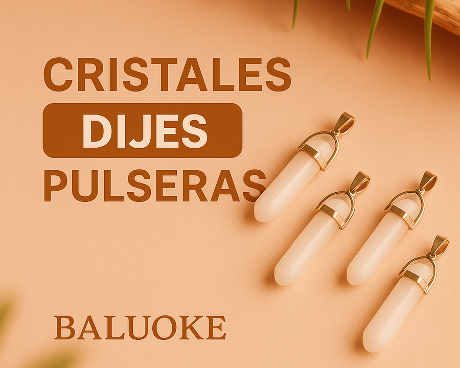 Cristales, Dijes, Pulseras