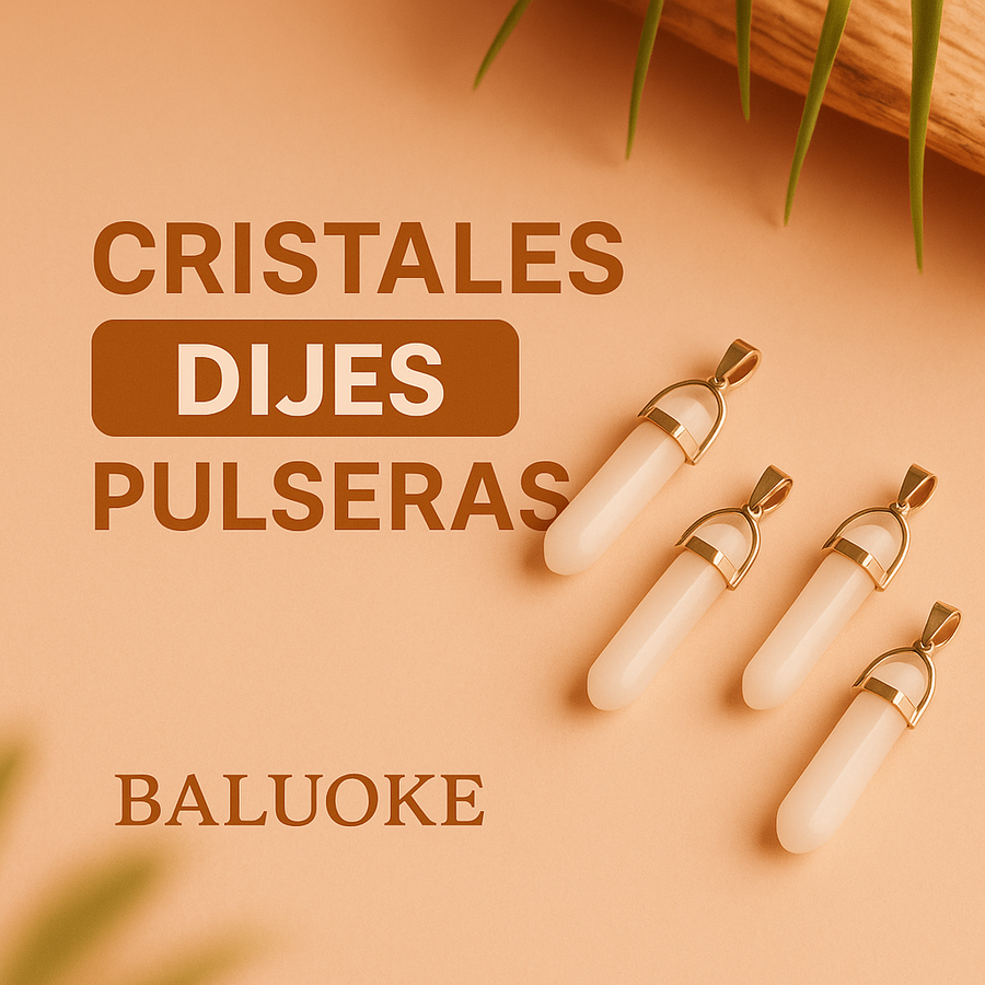 Cristales, Dijes, Pulseras