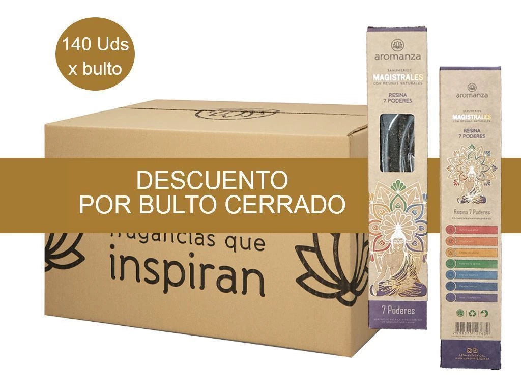 Nuevos Sahumerios Magistrales Aromanza (Bulto x 140 Unid.)