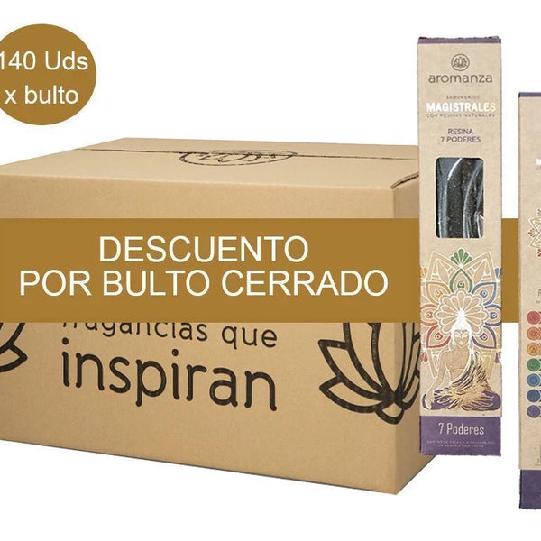 Nuevos Sahumerios Magistrales Aromanza (Bulto x 140 Unid.)