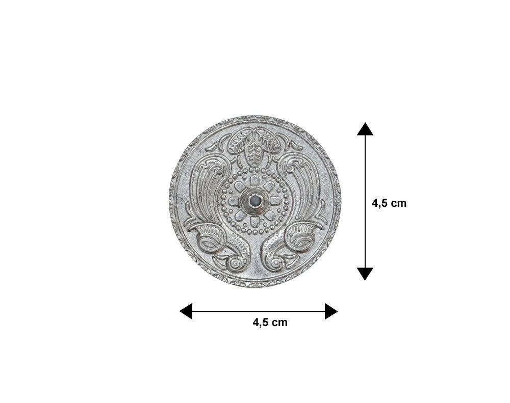 Porta Sahumerio Metálico Mandala