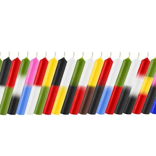 Velas cortas combinadas x 50 unid.