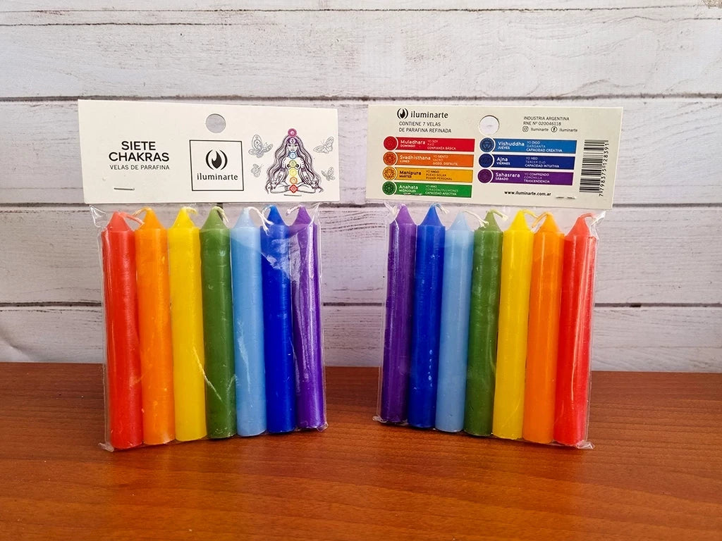 Velas 7 Chakras de Parafina