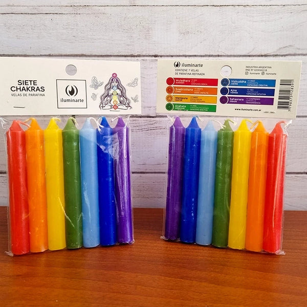 Velas 7 Chakras de Parafina