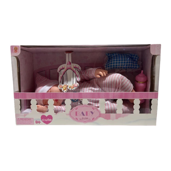 Bebote dormilón 30 cm c/ Accesorios