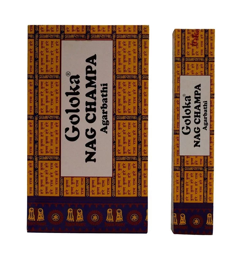 Sahumerios Goloka Blue Nag Champa Bulto x 15 Cajas de 12 Unid