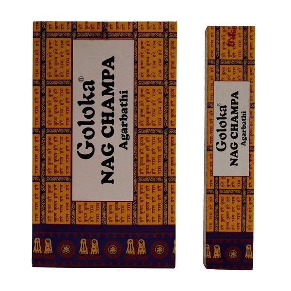 Sahumerios Goloka Blue Nag Champa Bulto x 15 Cajas de 12 Unid