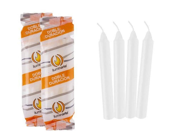 Velas Cortas Iluminarte Paquete x 4 Unid.