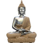 Buda Plateado Manto Arena 21cm