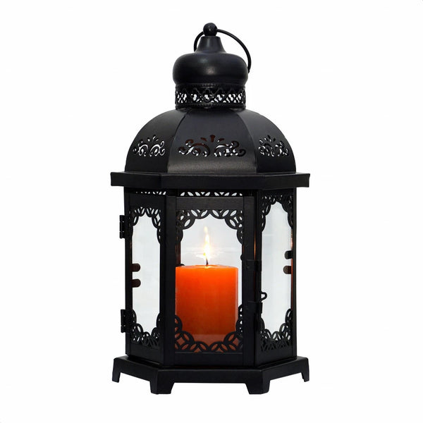 Farol Porta Vela 15 x 15 x 28 cm