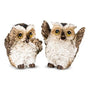 6 Set de 2 Buhos 4 cm