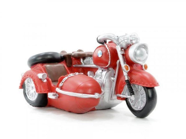 Alcancía Moto con Sidecar 23x12 cm
