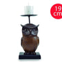 Buho Porta Velas 19 cm