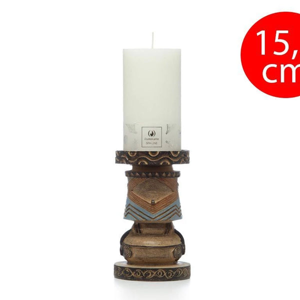 Pedestal Con Copon Porta Vela 15cm.