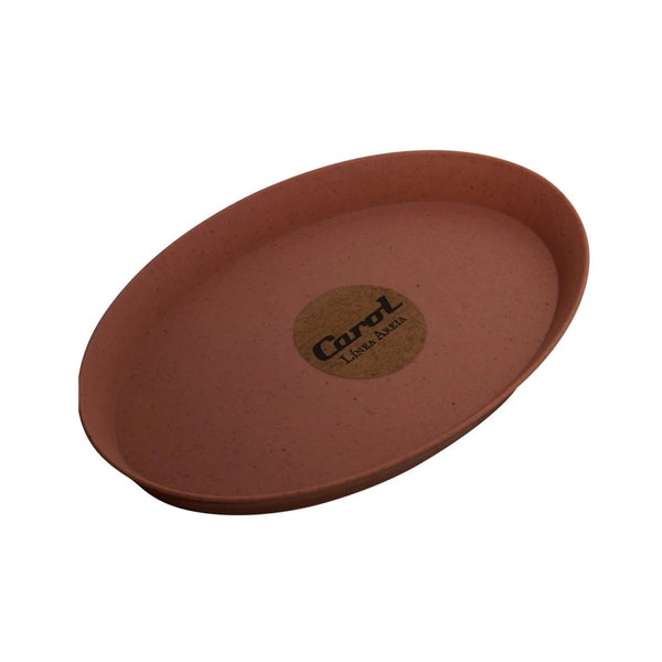 Mini Fuente Oval de Plástico 17x12 cm Areia