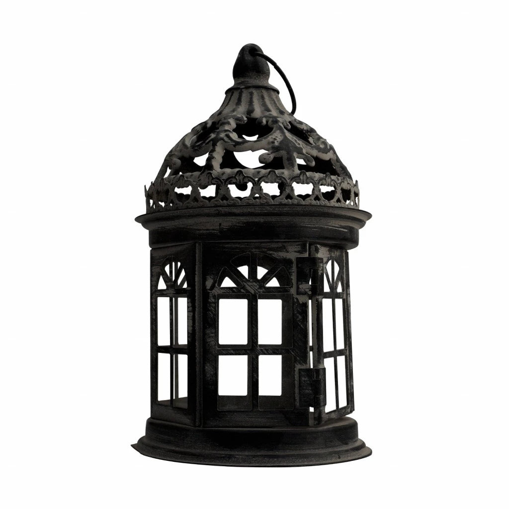 Farol Porta Vela de Hierro 