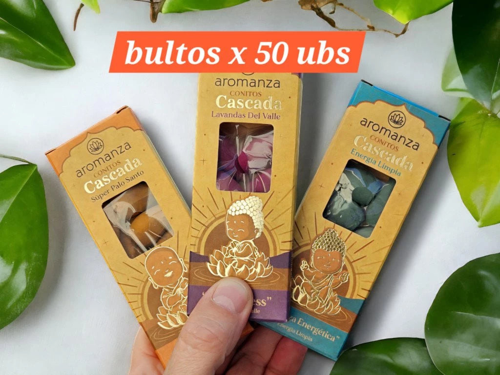 Conos Cascada Aromanza Bulto x 50 Unid.