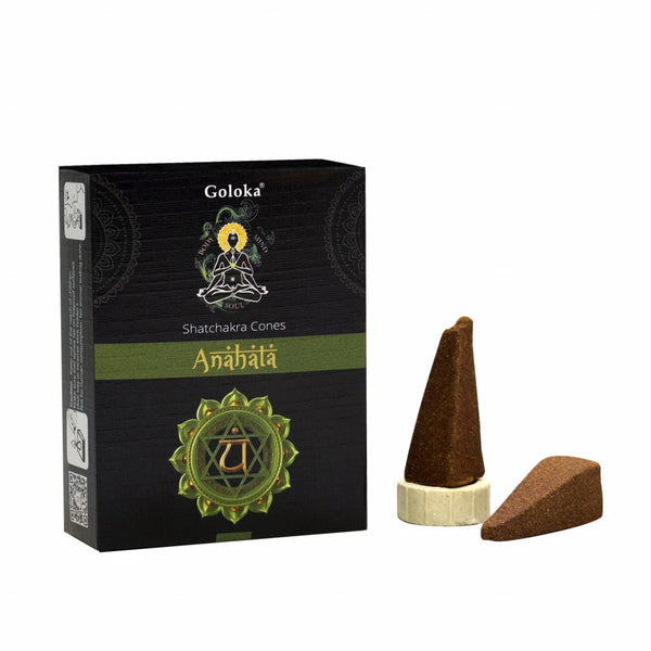 Sahumerios en Conos Goloka Chakras x Unid.