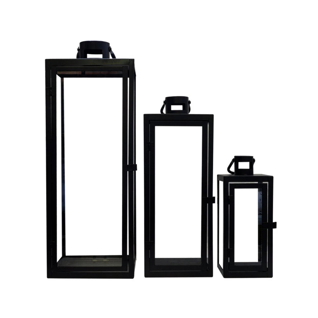Set Faroles 3 Piezas de Metal