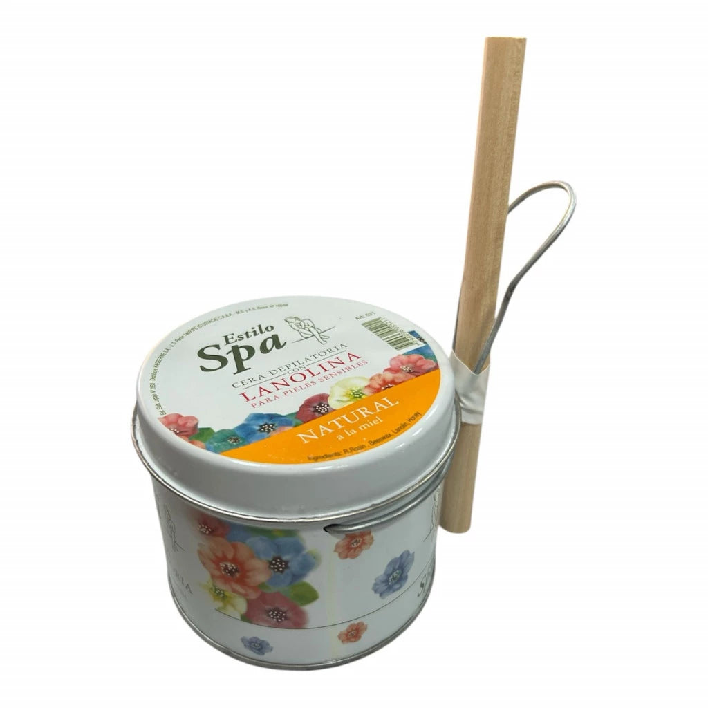 Cera Natural con Lanolina en Lata 200 grs.