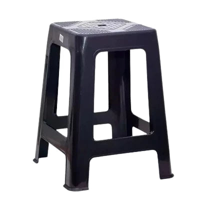 Banqueta Reforzada 27 x 46 cm alto Negra