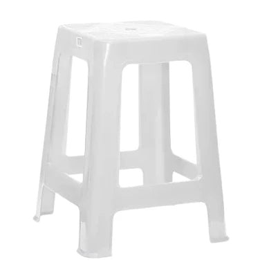 Banqueta Reforzada 27 x 46 cm alto Blanco
