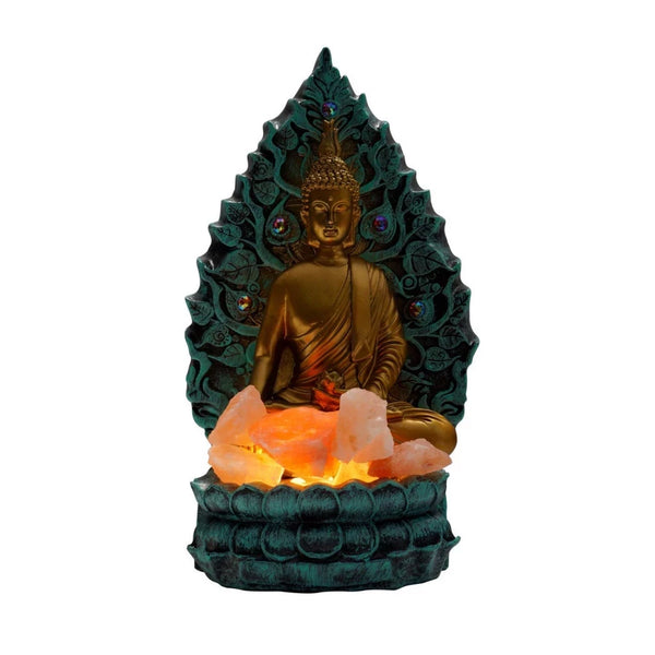 Lámpara de Sal Buda Meditación Grande