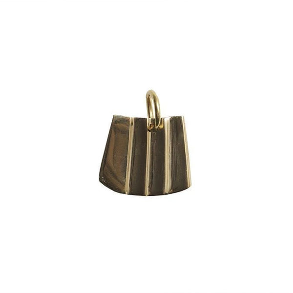 Abanico Bronce 3 x 2.5 cm