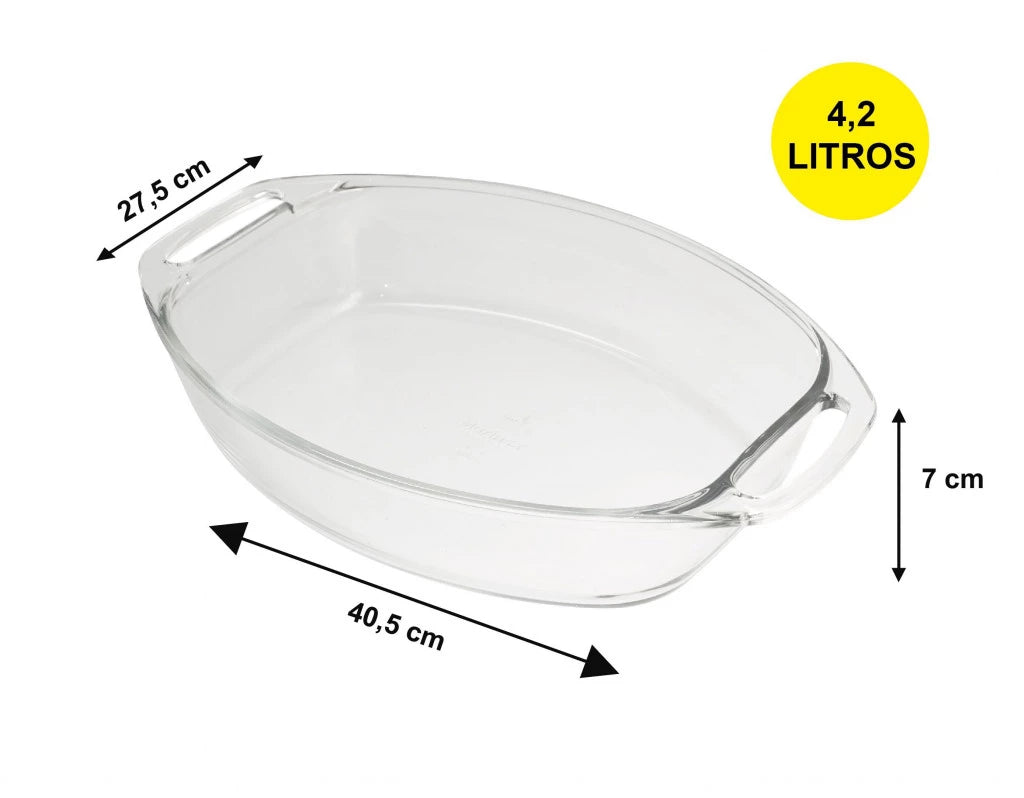 Fuente Oval Grande Seletta 4.2 lt. 40 x 27 cm.