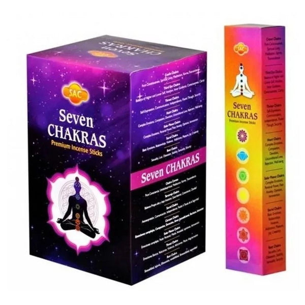 Sahumerios SAC 7 Chakras Caja x 12 Unid.