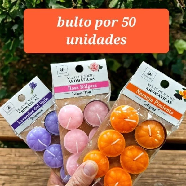 Velas de Noche Arom. x 6 Colgable Btox50