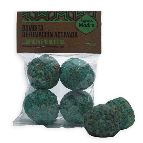 Bombita Defumación Activada Bolsita x 4 Unid. (Bulto x 100 Unid)