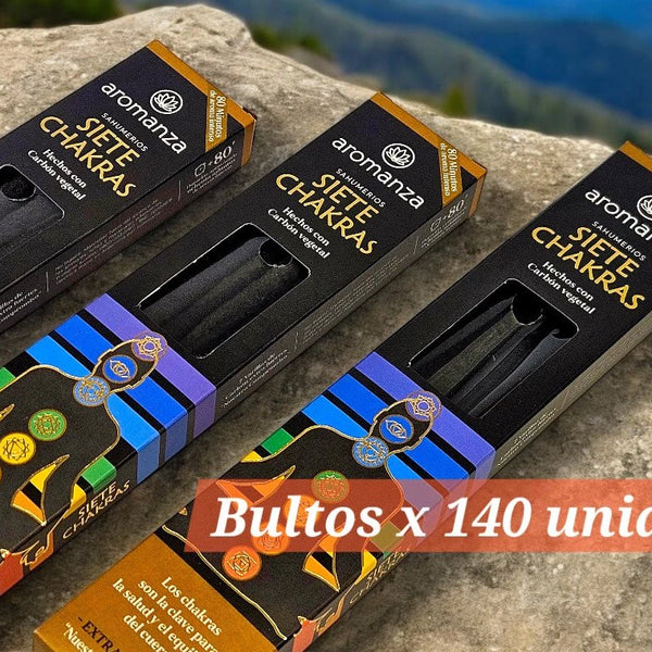 Sahumerio Aromanza 7 Chakras  Bulto x 140 Unid.
