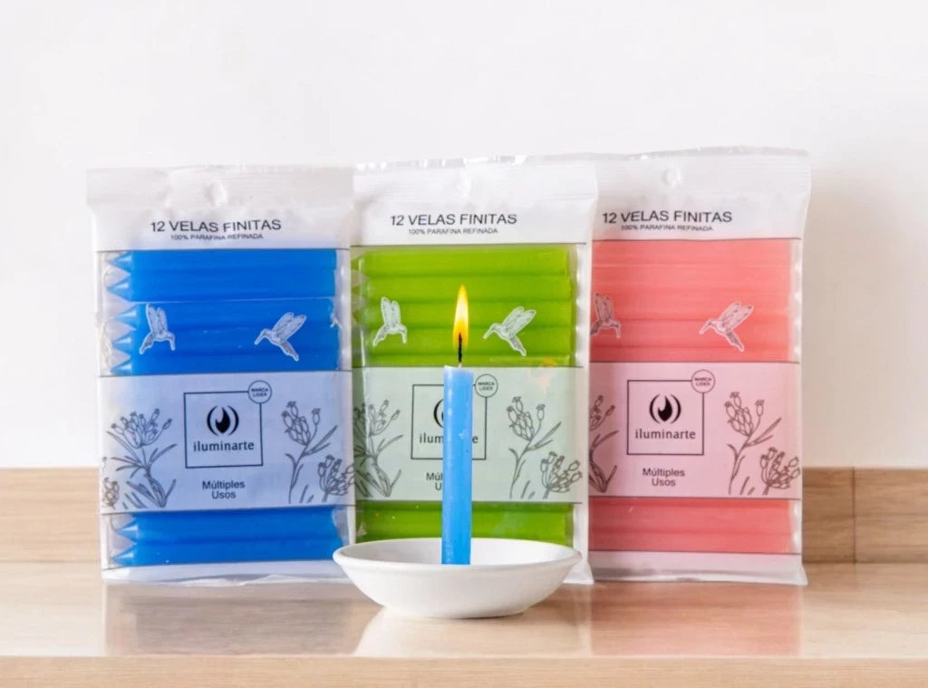Velas Finitas x 12 Unid.