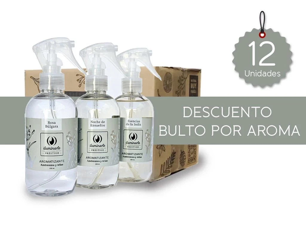 Aromatizante Textil Iluminarte Prestige 250ML Bto x 12