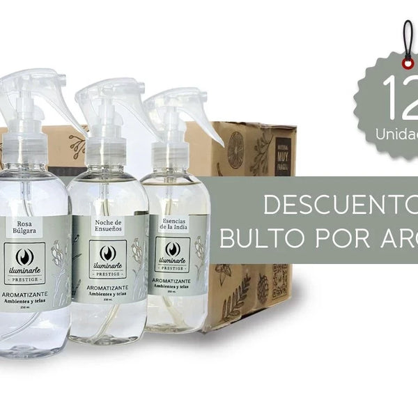 Aromatizante Textil Iluminarte Prestige 250ML Bto x 12